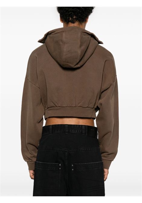 Brown cropped sweatshirt ENTIRE STUDIOS - Unisex ENTIRE STUDIOS | ES2156BT